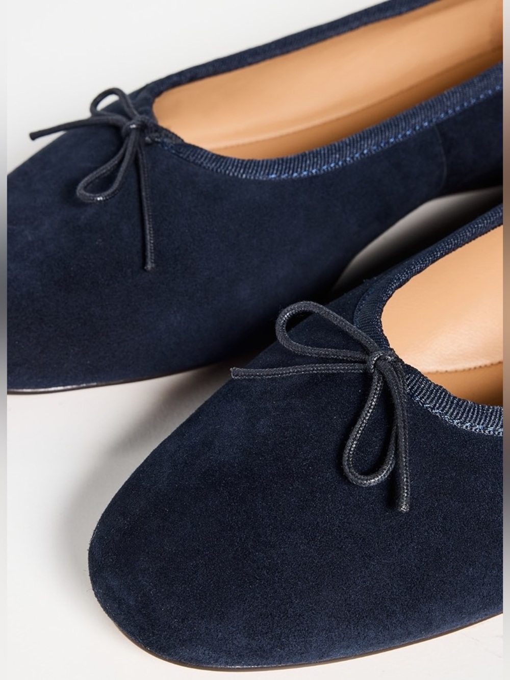 Madewell The April Ballet Flat in Deep Indigo Suede NEW Size 8.5 MSRP $118